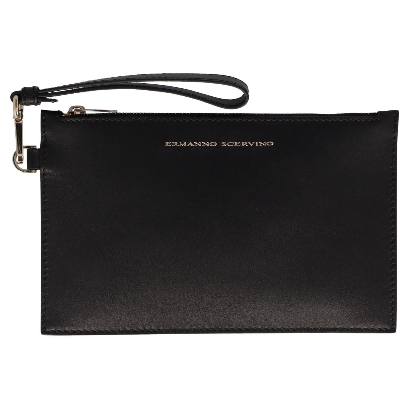 Ermanno Scervino Women Handbags Black Leather  For Sale