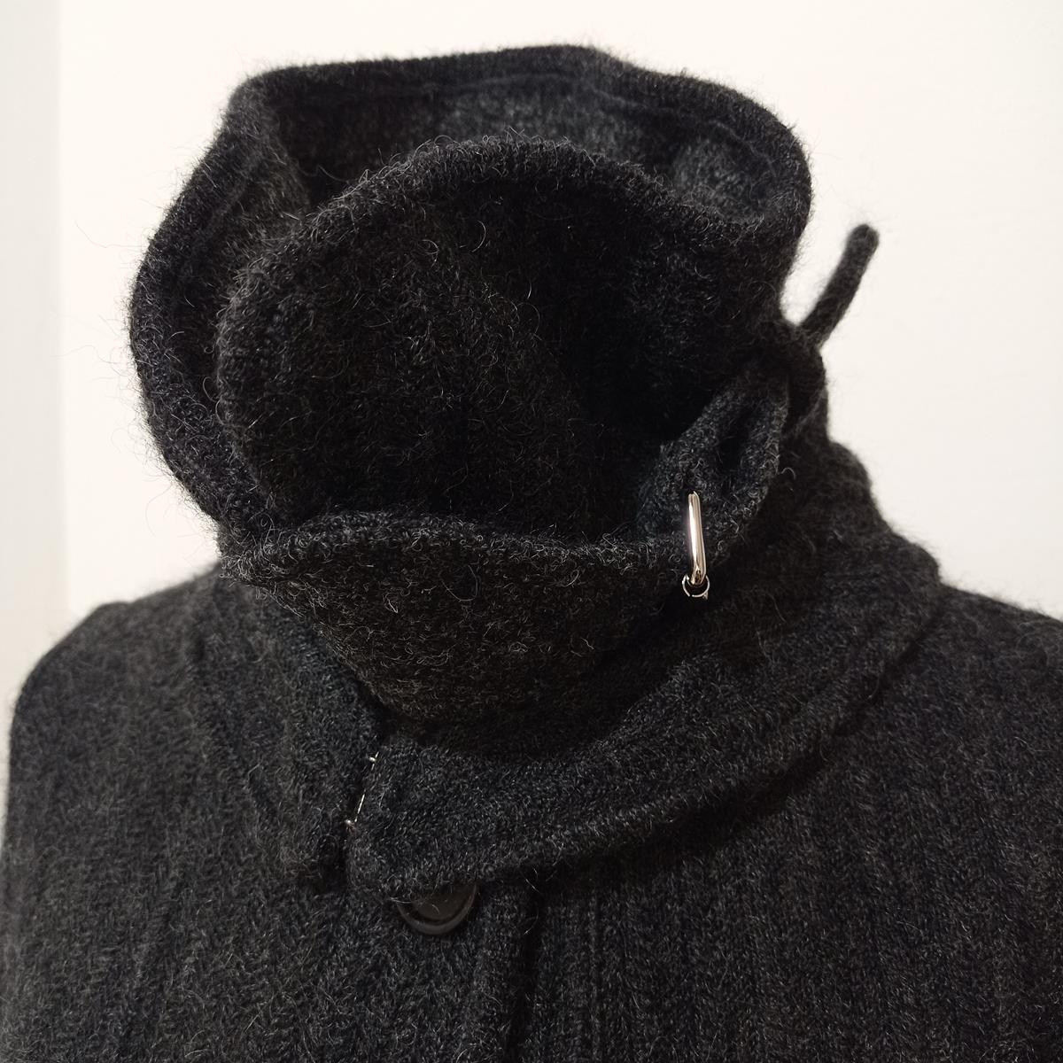 Black Ermanno Scervino Wool Jacket IT 42 For Sale