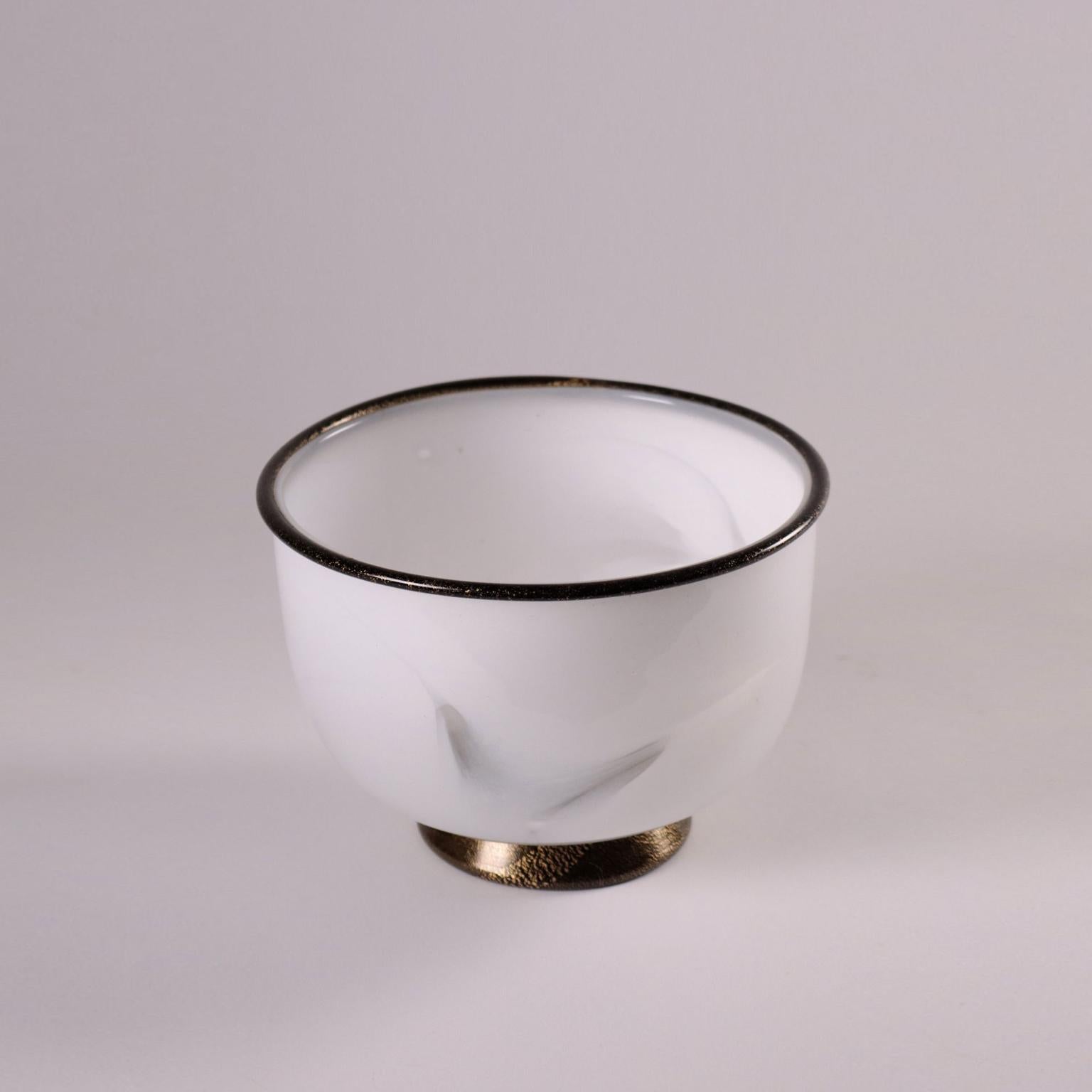 Ermanno Toso & Ercole Barovier Bowl Glass Murano, Italy, 1980s 2