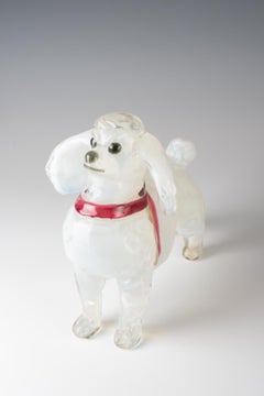 Ermano Nason for Cenedese. Poodle figurine sculptur 1963-72.