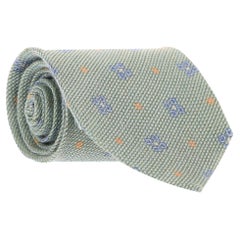 Cravatta in seta stampata Ermegildo Zegna