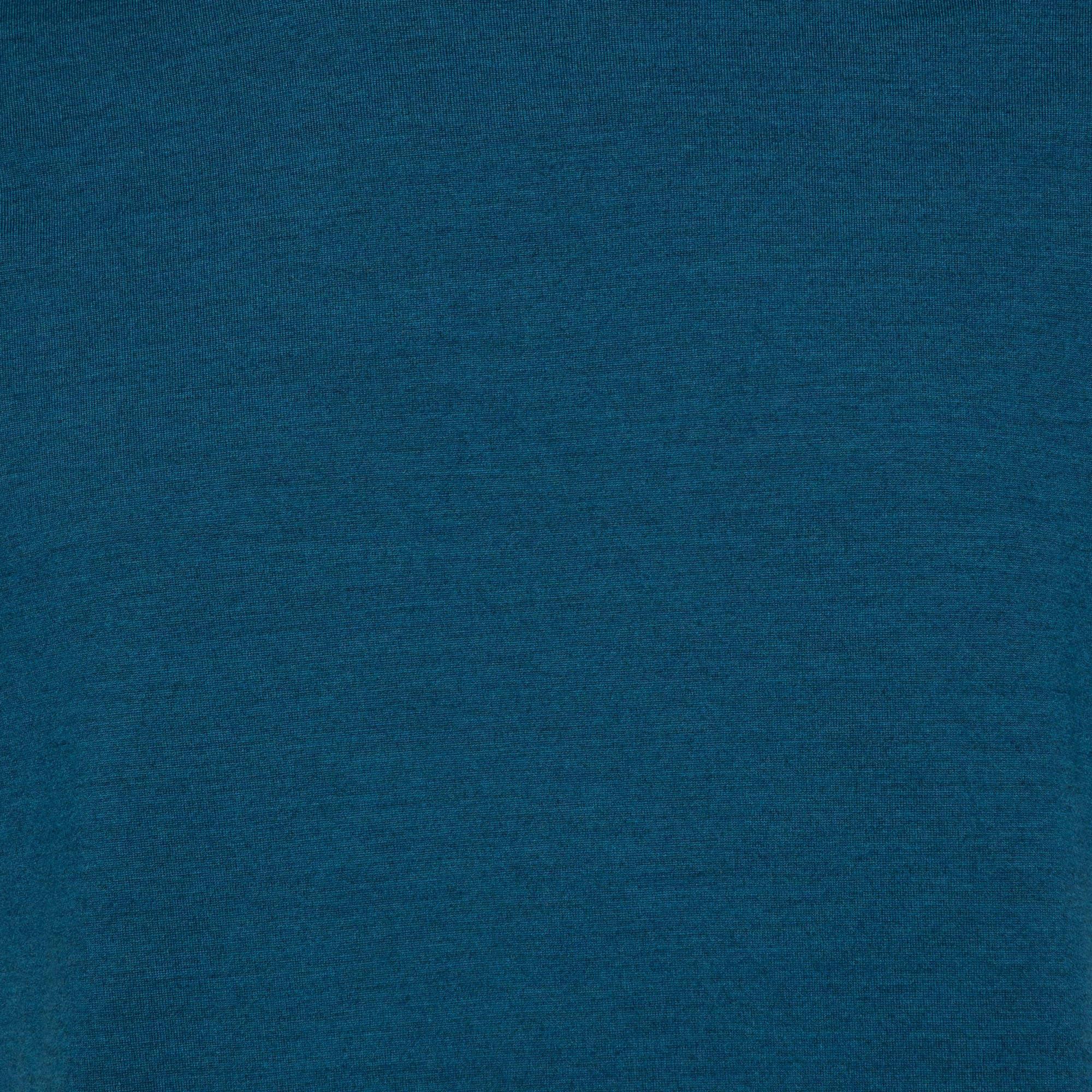 Ermenegildo Zegna 12MILMIL12 Dark Blue Wool Crewneck T-Shirt S In New Condition In Dubai, Al Qouz 2