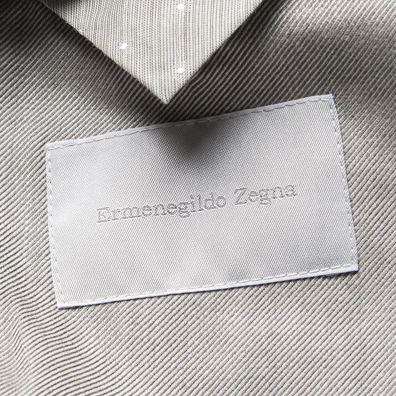 Ermenegildo Zegna Beige Tailored Blazer L In Excellent Condition In Dubai, Al Qouz 2
