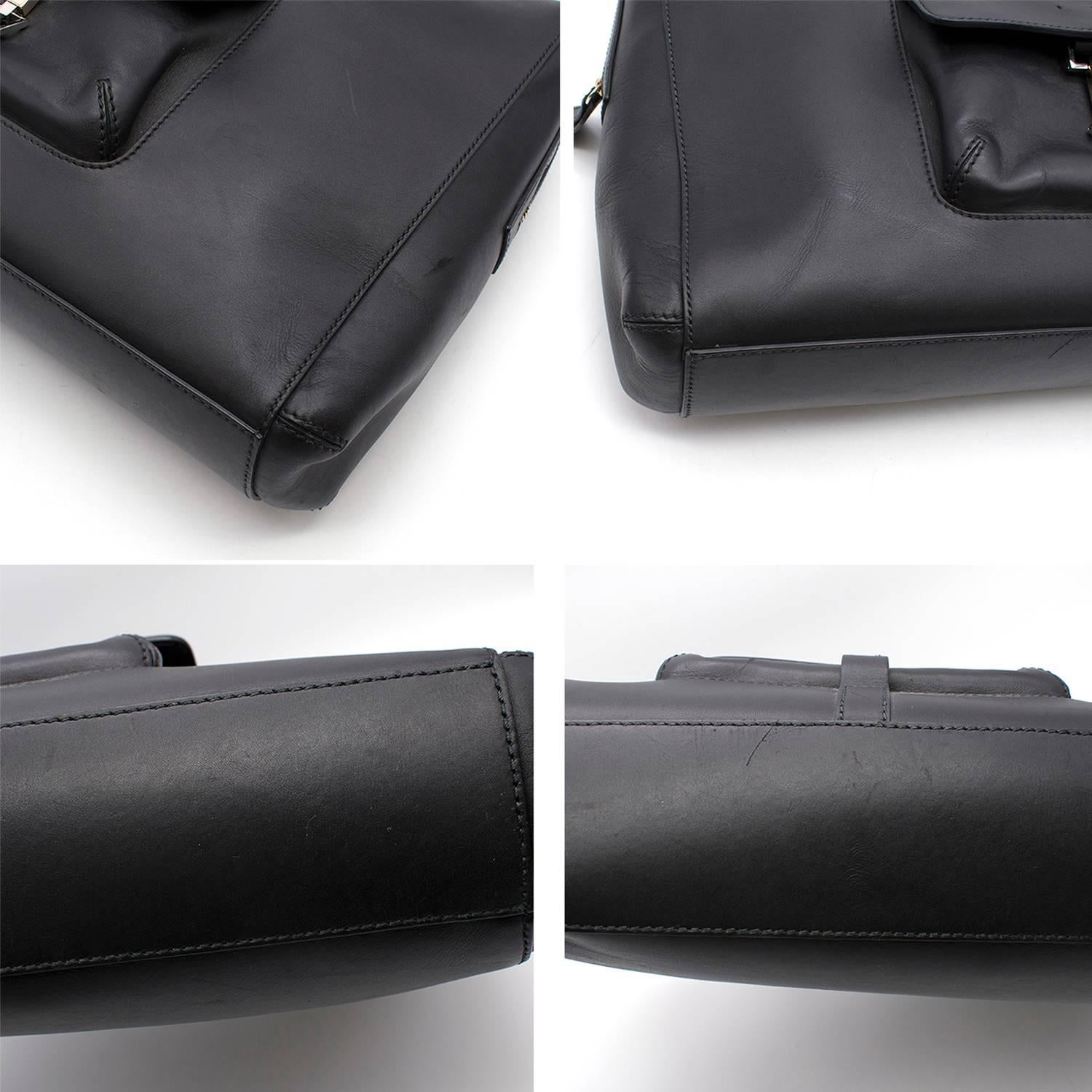 zegna leather bag