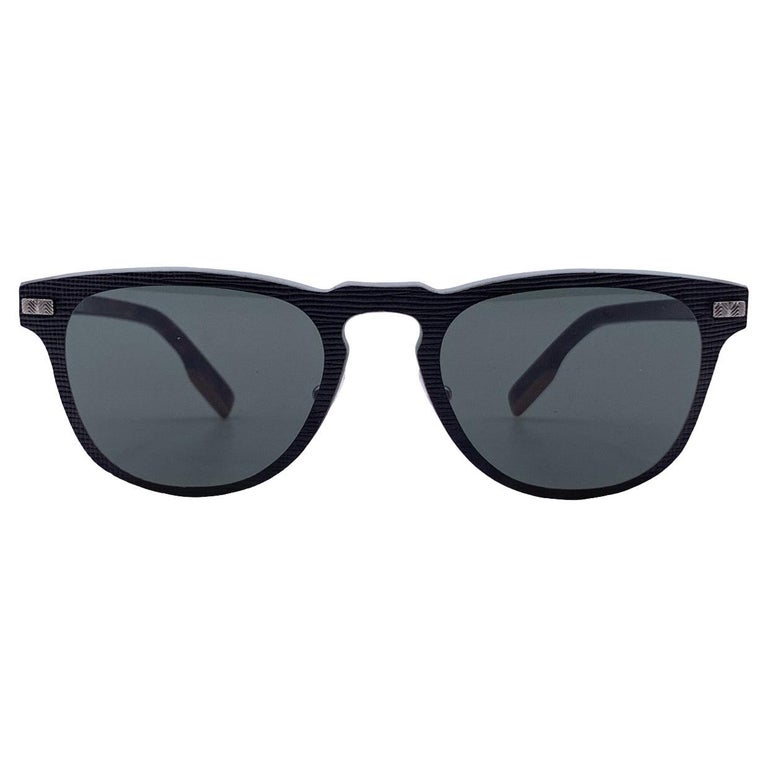 Ermenegildo Zegna Black Unisex Sunglasses EZ 0106 50N 145 mm