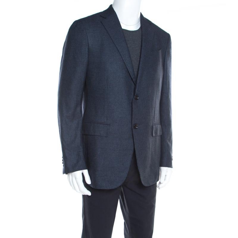 Be one step ahead of fashion with this Ermenegildo Zegna creation. A versatile wardrobe staple in blue color, this easy fit Mila blazer is a closet essential. Masterfully crafted from blended fabric, this piece features two external pockets and a