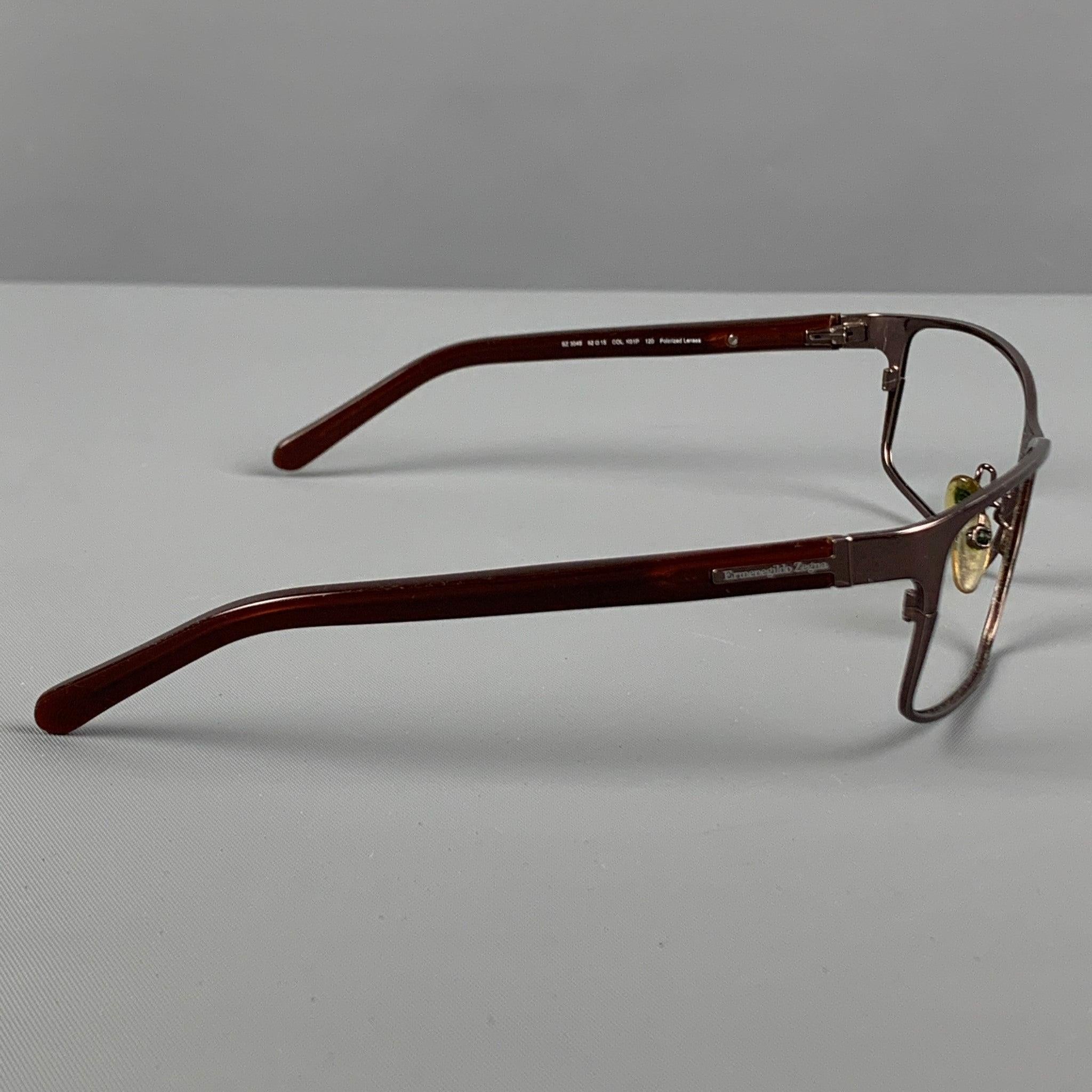 ERMENEGILDO ZEGNA frames comes in a brown acetate metal. Made in Italy.
Very Good
Pre-Owned Condition. 

Marked:   SZ 3049 62-15  

Measurements: 
  Length: 12 cm. Height: 4 cm.
  
  
 
Reference: 82395
Category: Sunglasses & Eyewear
More Details
  
