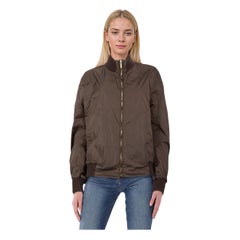 Ermenegildo Zegna Brown Reversible Bomber Jacket Size M