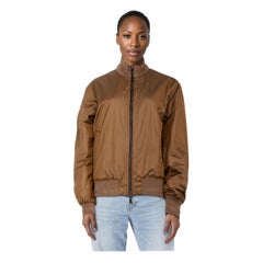 Ermenegildo Zegna Brown Reversible Quilted Bomber Size XXL