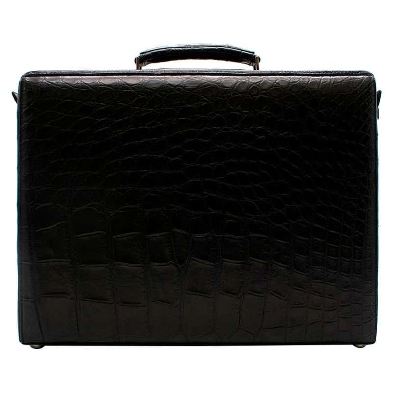 Louis Vuitton Black Epi Leather President Briefcase For Sale at 1stDibs
