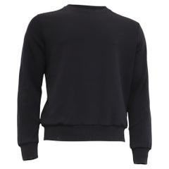 Ermenegildo Zegna Crew Neck Sweater in Black Cotton