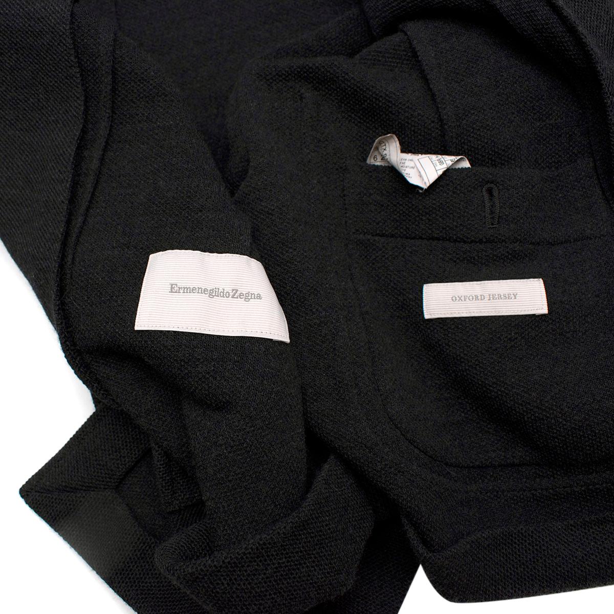 Ermenegildo Zegna Dark Grey Wool Single Breasted Jacket - Us size  For Sale 1