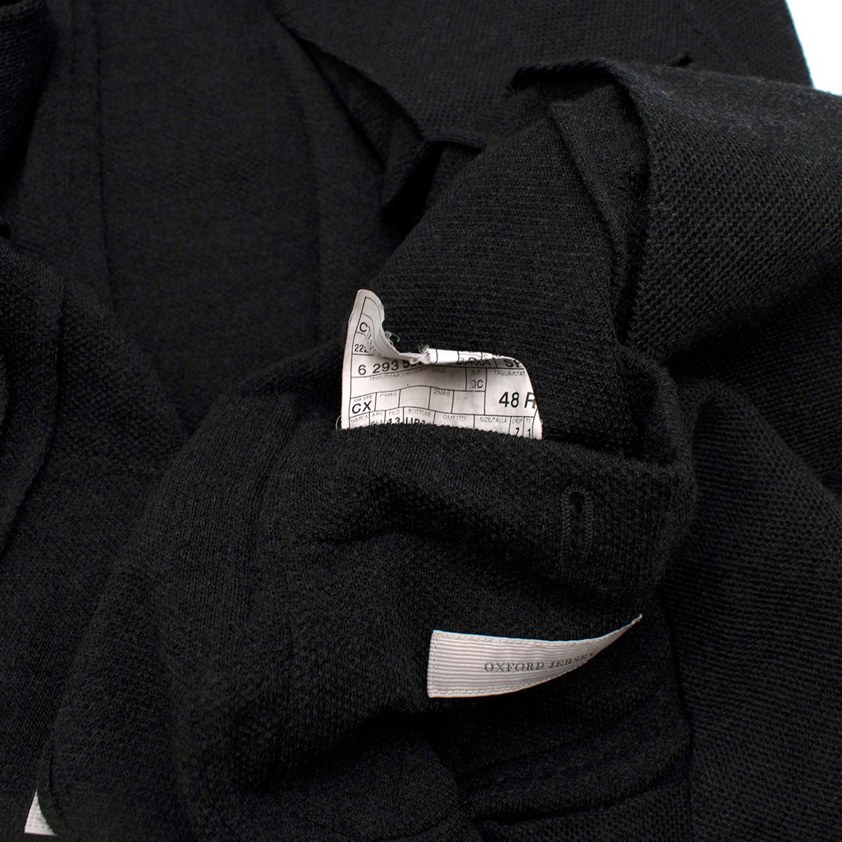 Ermenegildo Zegna Dark Grey Wool Single Breasted Jacket - Us size  For Sale 2