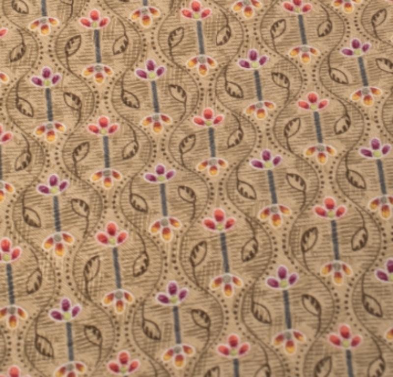 Ermenegildo Zegna Disegno Esclusivo Cream Floral Patterned Silk Traditional Tie In Good Condition For Sale In Dubai, Al Qouz 2