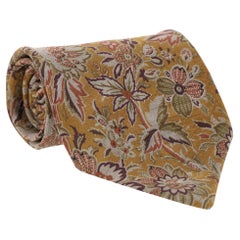 Cravatta in seta floreale Ermenegildo Zegna