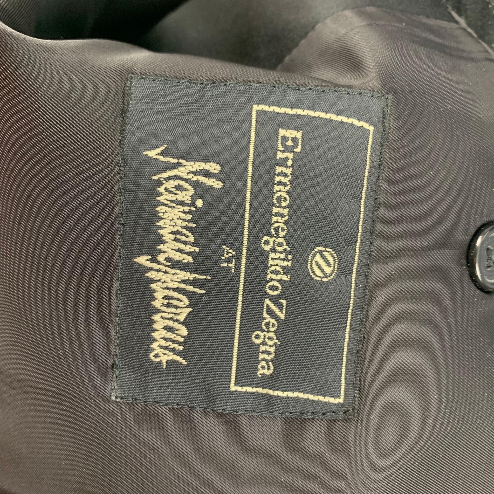 ERMENEGILDO ZEGNA for Neiman Marcus Size 38 Black Wool Suit 4