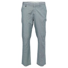 Ermenegildo Zegna Grey Cotton Trousers 2XL