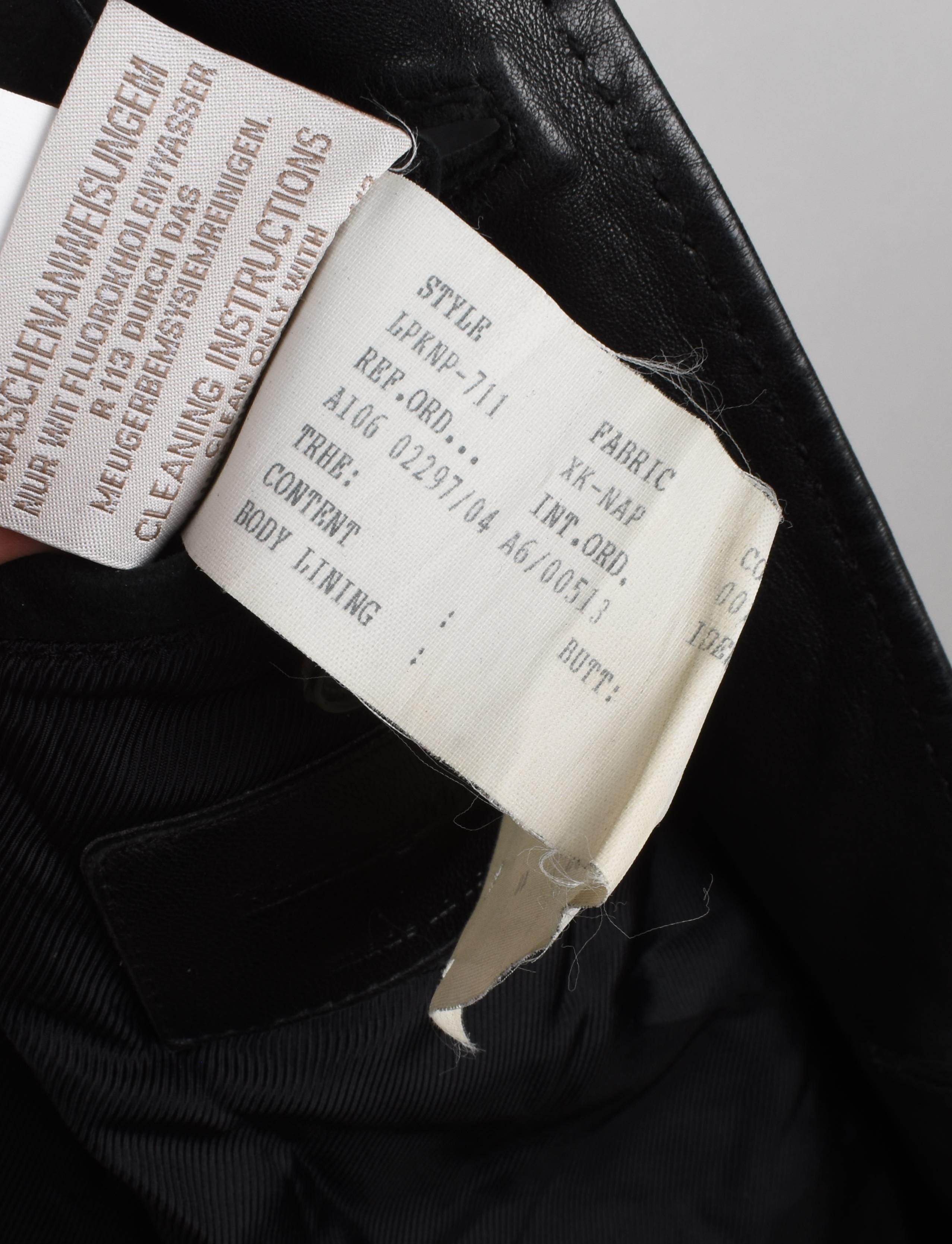 Abrigo de piel Ermenegildo Zegna Hombre Talla IT50-L, S1778 Negro en venta