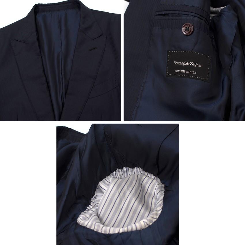 zegna navy suit