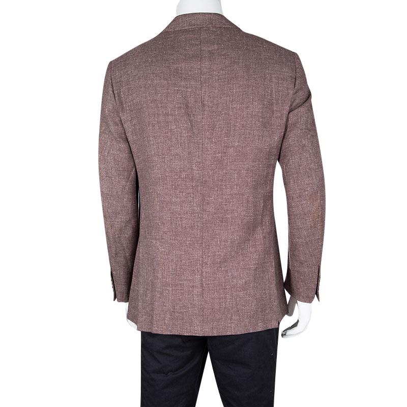 This blazer from Ermenegildo Zegna has been tailored to perfectly express the style of the modern man. It is made from a cashmere blend and it flaunts notched lapels, along with front buttons and pockets.

Includes: The Luxury Closet Packaging

