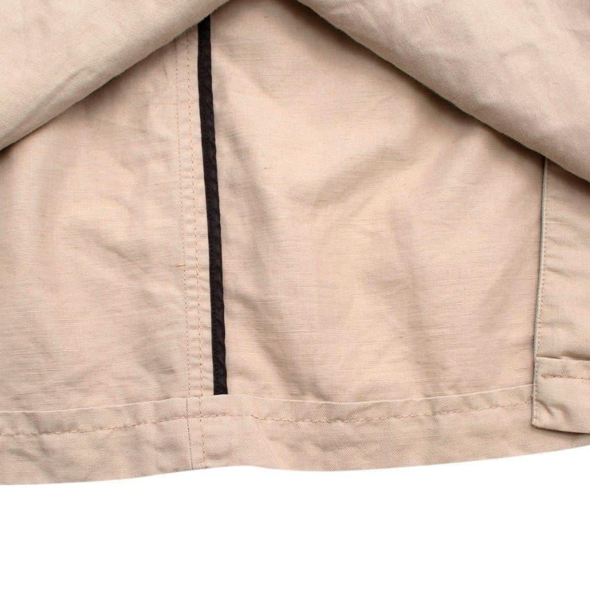 Ermenegildo Zegna Men's Beige Single Breasted Jacket - Size XXXL 60 R In Excellent Condition For Sale In London, GB