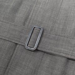 Ermenegildo Zegna Men's Gray Wool Silk Trench Coat XL, Circa 2010