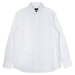 Ermenegildo Zegna Men's Trofeo Cotton Shirt XXL in Excellent Condition
