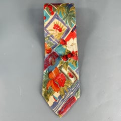 ERMENEGILDO ZEGNA Corbata de Seda Floral Multicolor