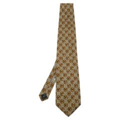 Ermenegildo Zegna Multicolor Floral Printed Silk Jacquard Tie