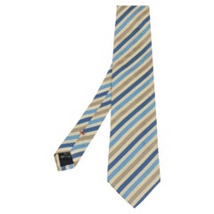 Cravatta in seta a righe multicolore Ermenegildo Zegna