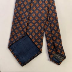 Cravatta Ermenegildo Zegna in seta color ruggine