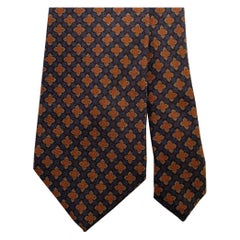 Cravatta Ermenegildo Zegna in seta color ruggine