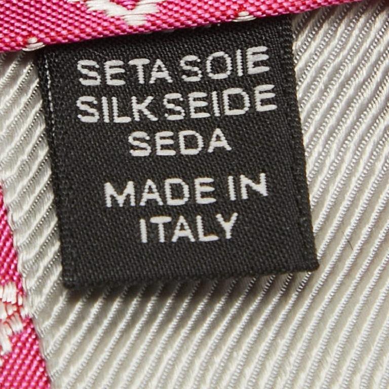Men's Ermenegildo Zegna Pink Silk Jacquard Tie
