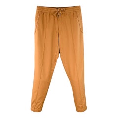 Ermenegildo Zegna Taille 30 Marron Tabac Laine Cachemire Soie Pantalon fuselé Casual
