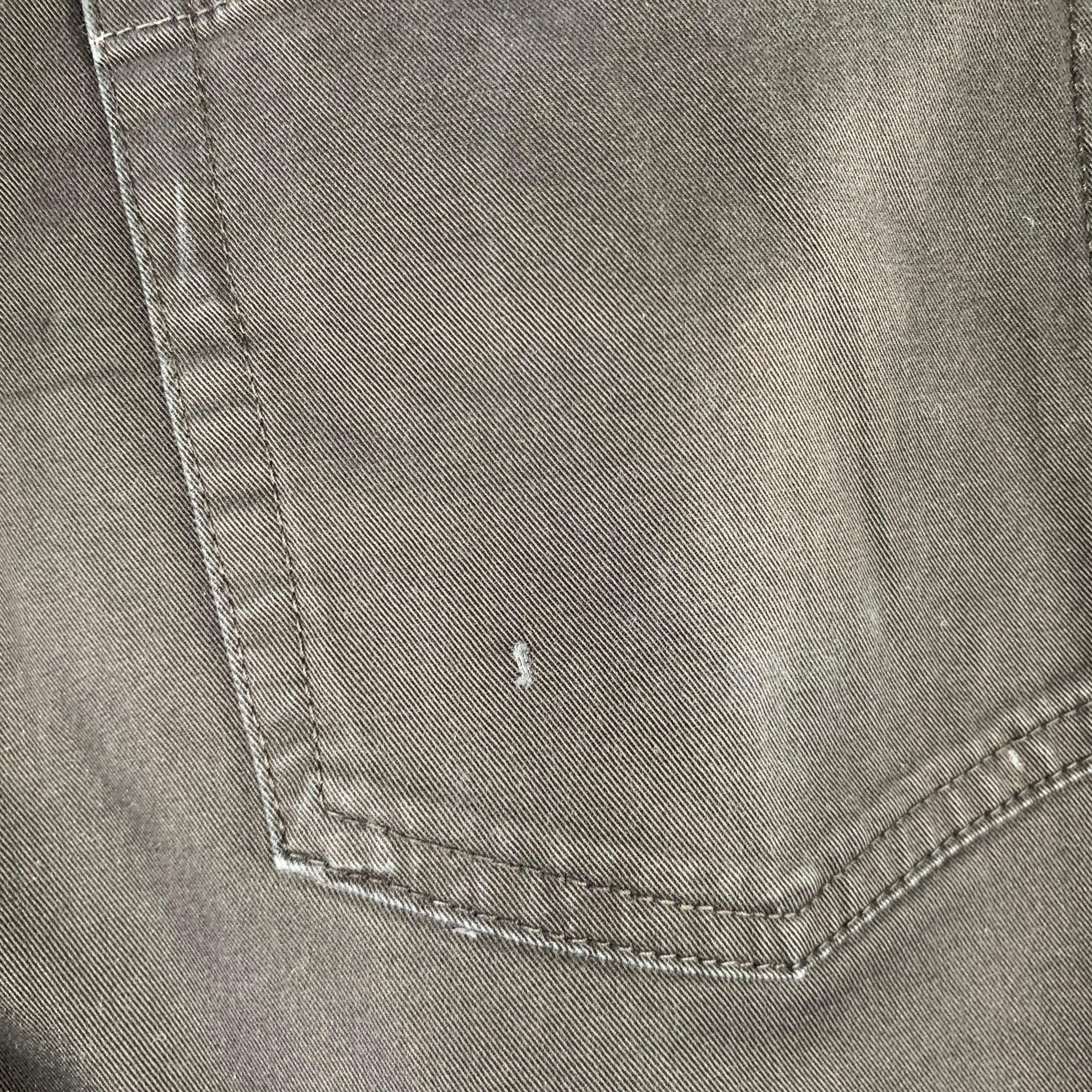 ERMENEGILDO ZEGNA Size 32 Black Cotton Blend Straight Jeans For Sale 1