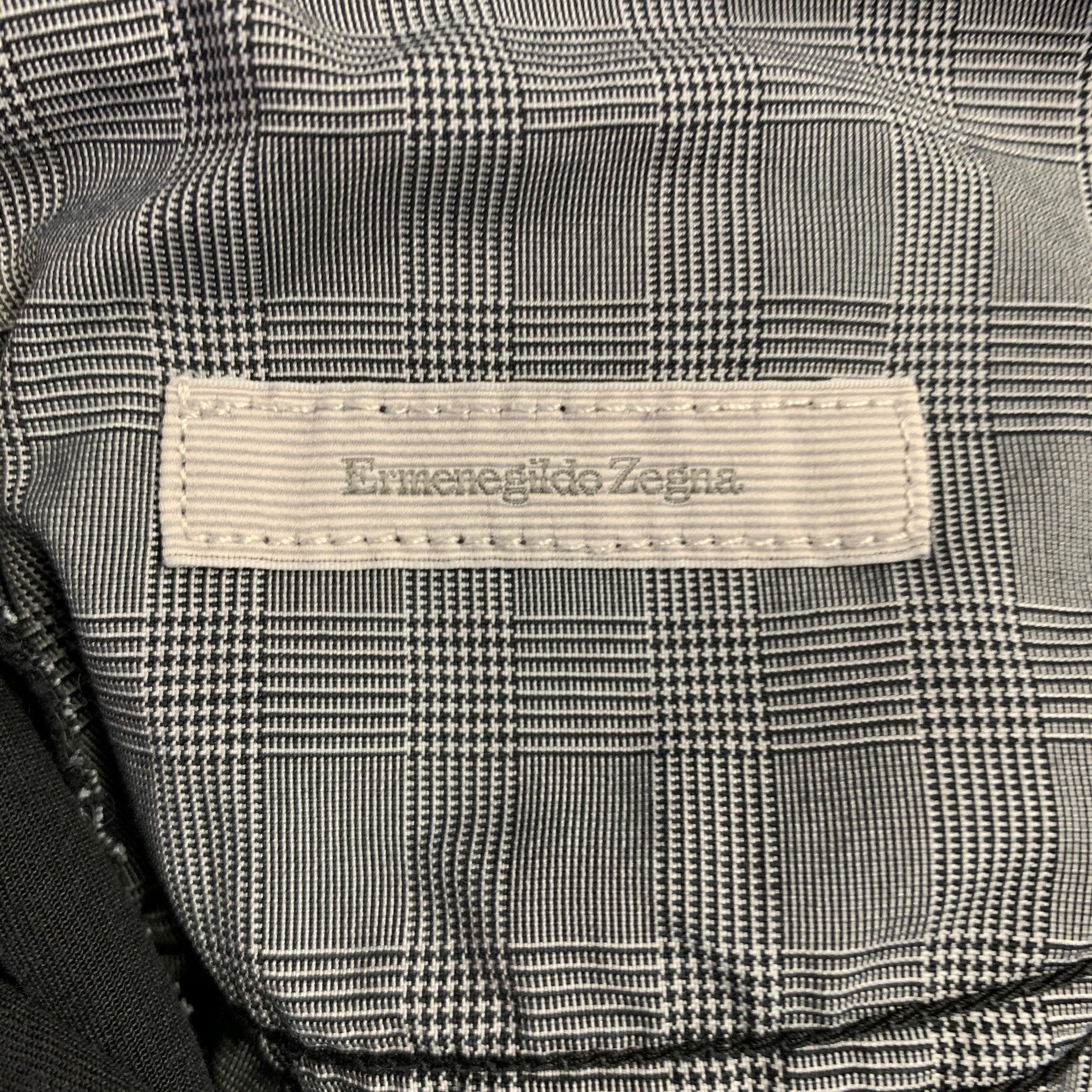 ERMENEGILDO ZEGNA Vaqueros rectos de mezcla de algodón negros talla 33 en Bueno estado para la venta en San Francisco, CA