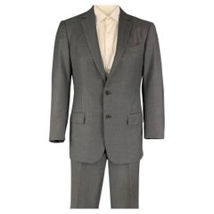 Ermenegildo Zegna taglia 42 Grigio Lana monopetto 33 27 Abito