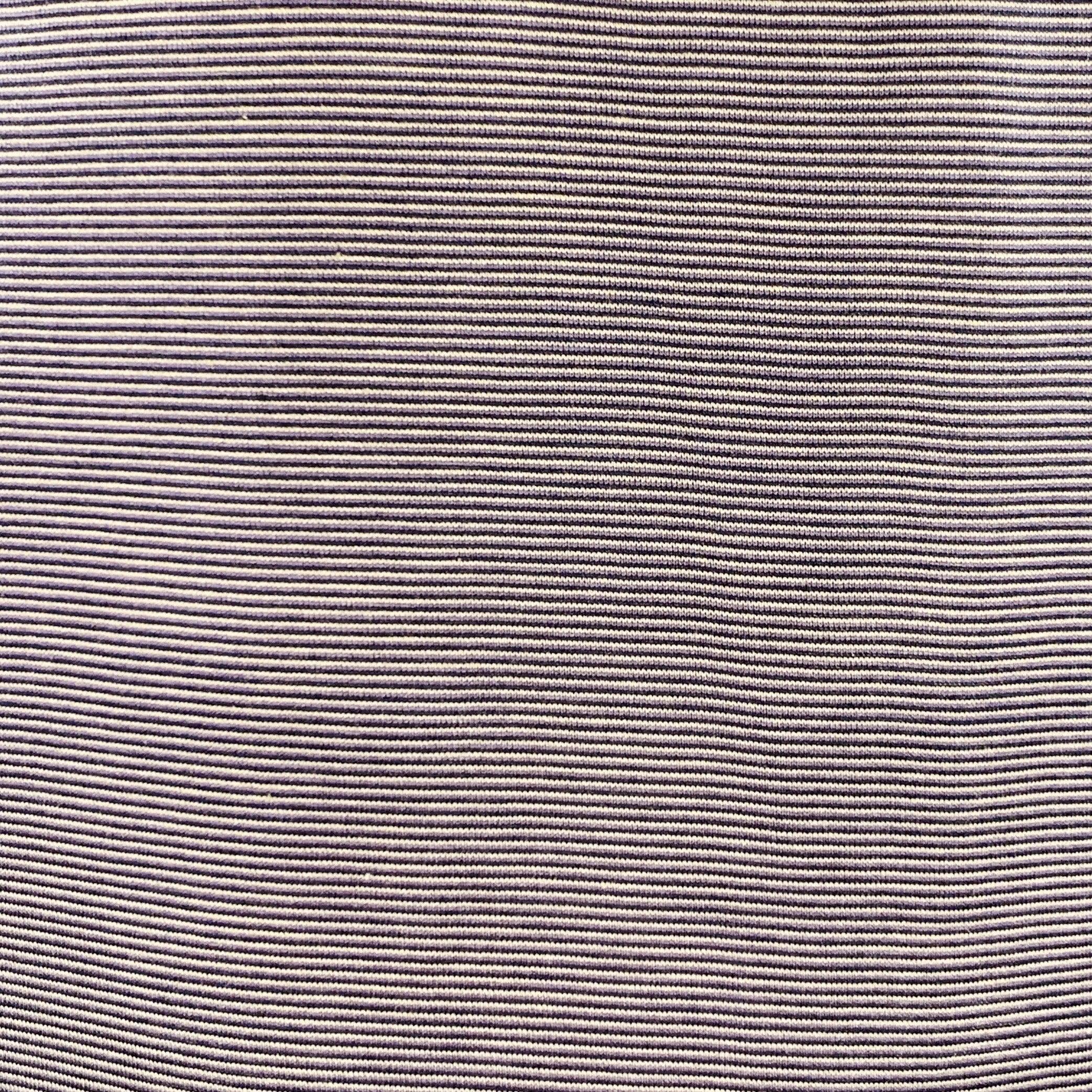 ERMENEGILDO ZEGNA polo
in a tan and black cotton jersey featuring a stripe pattern, contrast collar, one pocket, and half placket button closure. Made in Italy.New with Tags. 

Marked:   5 

Measurements: 
 
Shoulder: 19.5 inches  Chest: 44 inches 