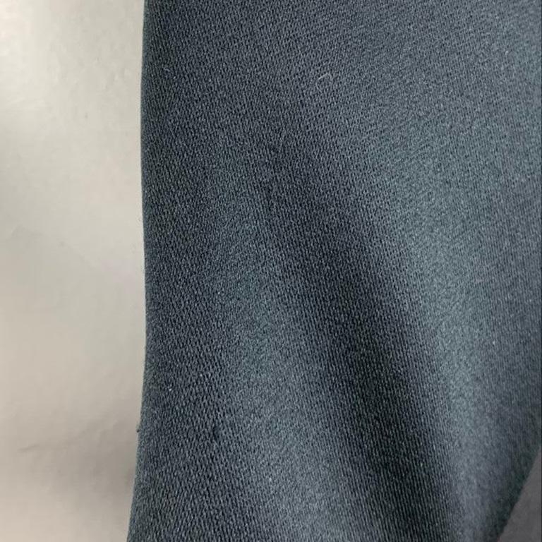 ERMENEGILDO ZEGNA Size 40 Black Wool Peak Lapel Sport Coat For Sale 1