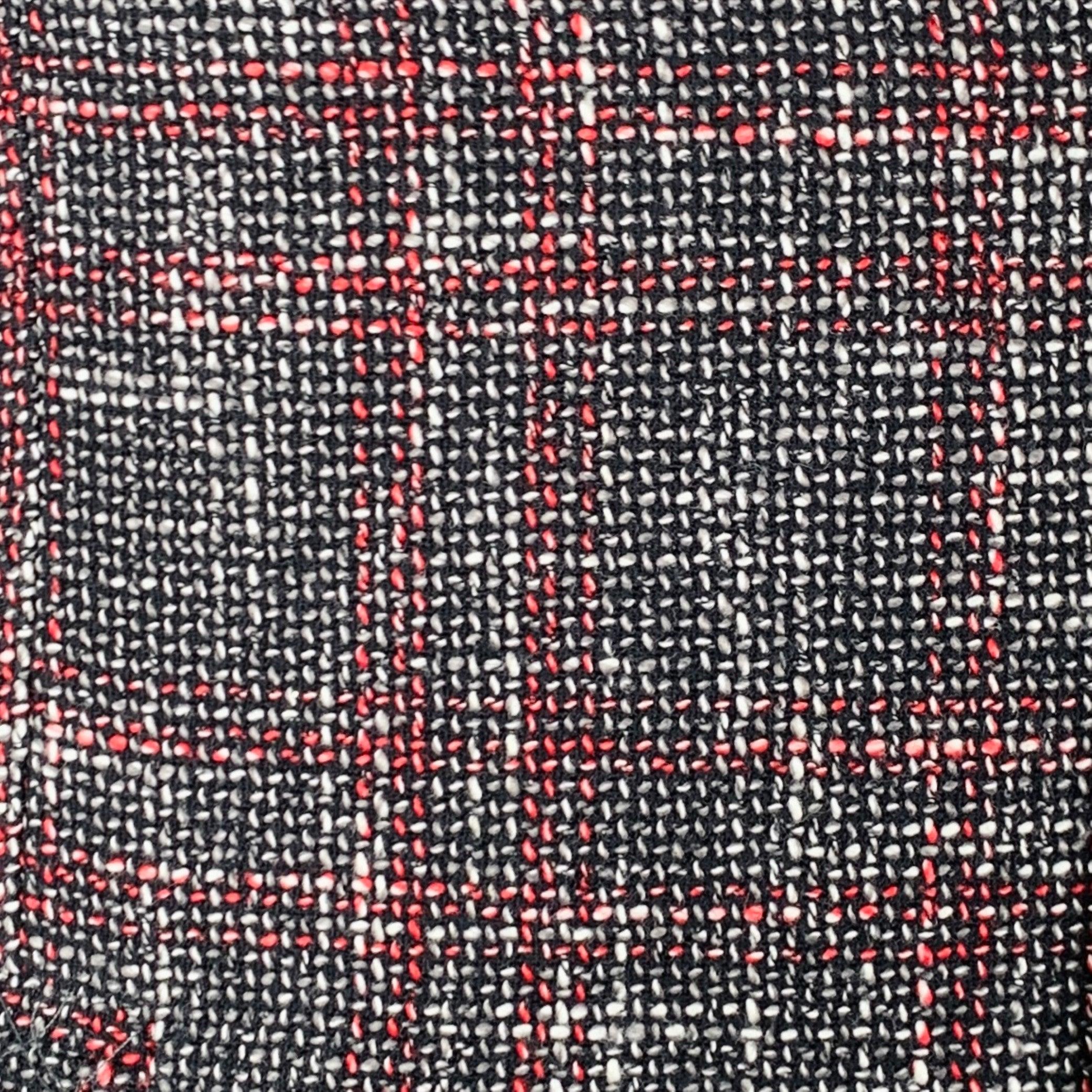 ERMENEGILDO ZEGNA sport coat
in a grey, burgundy, and white wool blend tweed featuring a notch lapel, double vented back, and double button closure. Made in Hungary.Excellent Pre-Owned Condition. 

Marked:   IT 54 

Measurements: 
 
Shoulder: 18