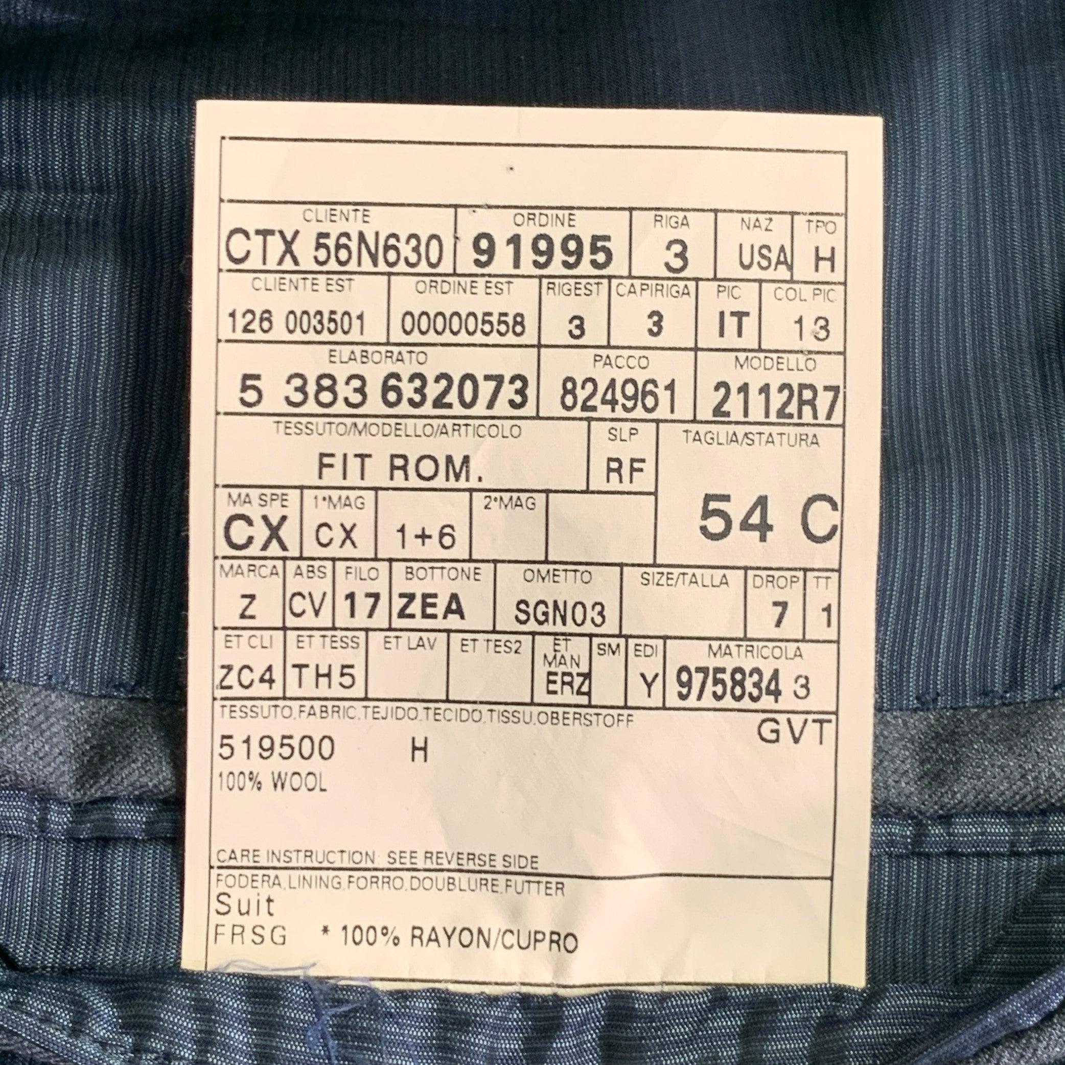 Ermenegildo Zegna Taglia 44 Cappotto sportivo monopetto in lana grigia con risvolto a tacche in vendita 5