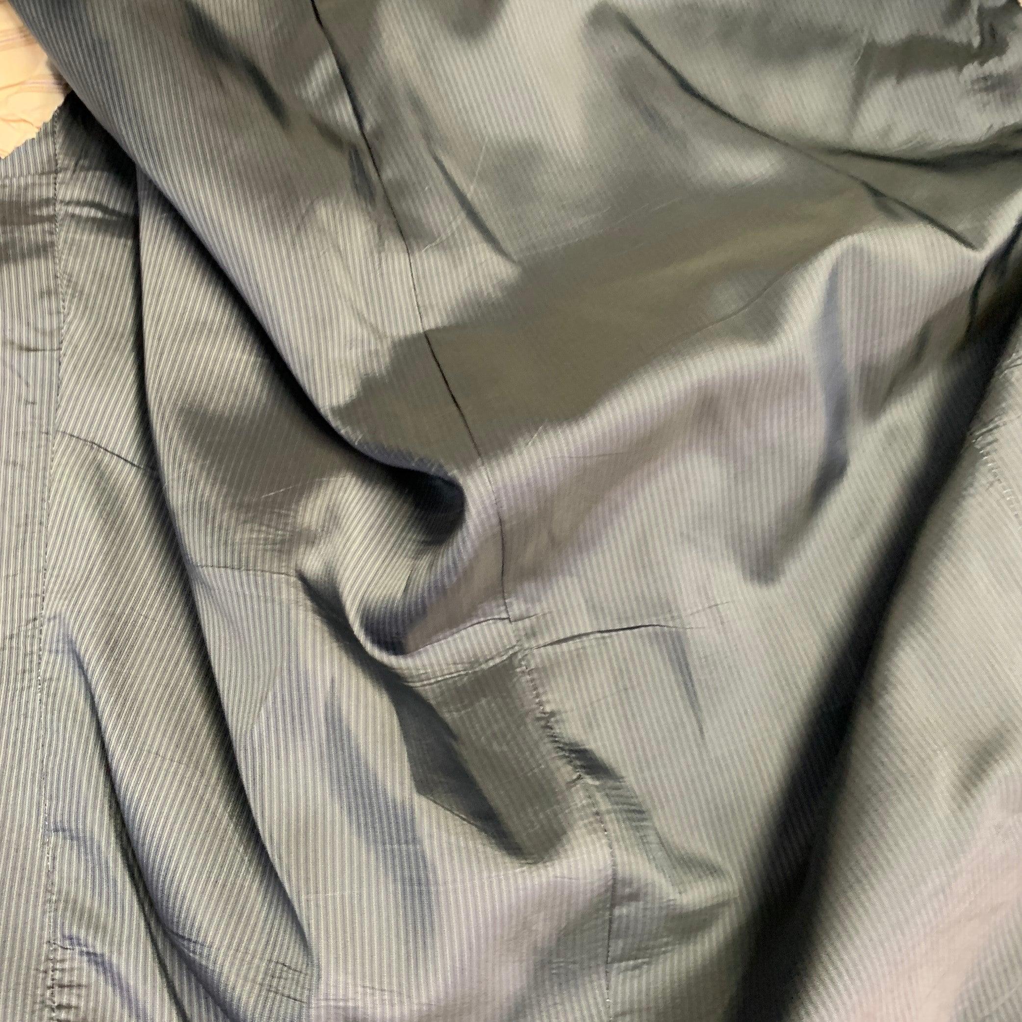 Ermenegildo Zegna Taglia 44 Cappotto sportivo monopetto in lana grigia con risvolto a tacche in vendita 4