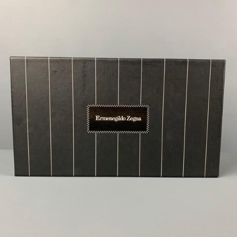 ERMENEGILDO ZEGNA Größe 8,5 Schwarze Leder-Spitzen Schuhe 3