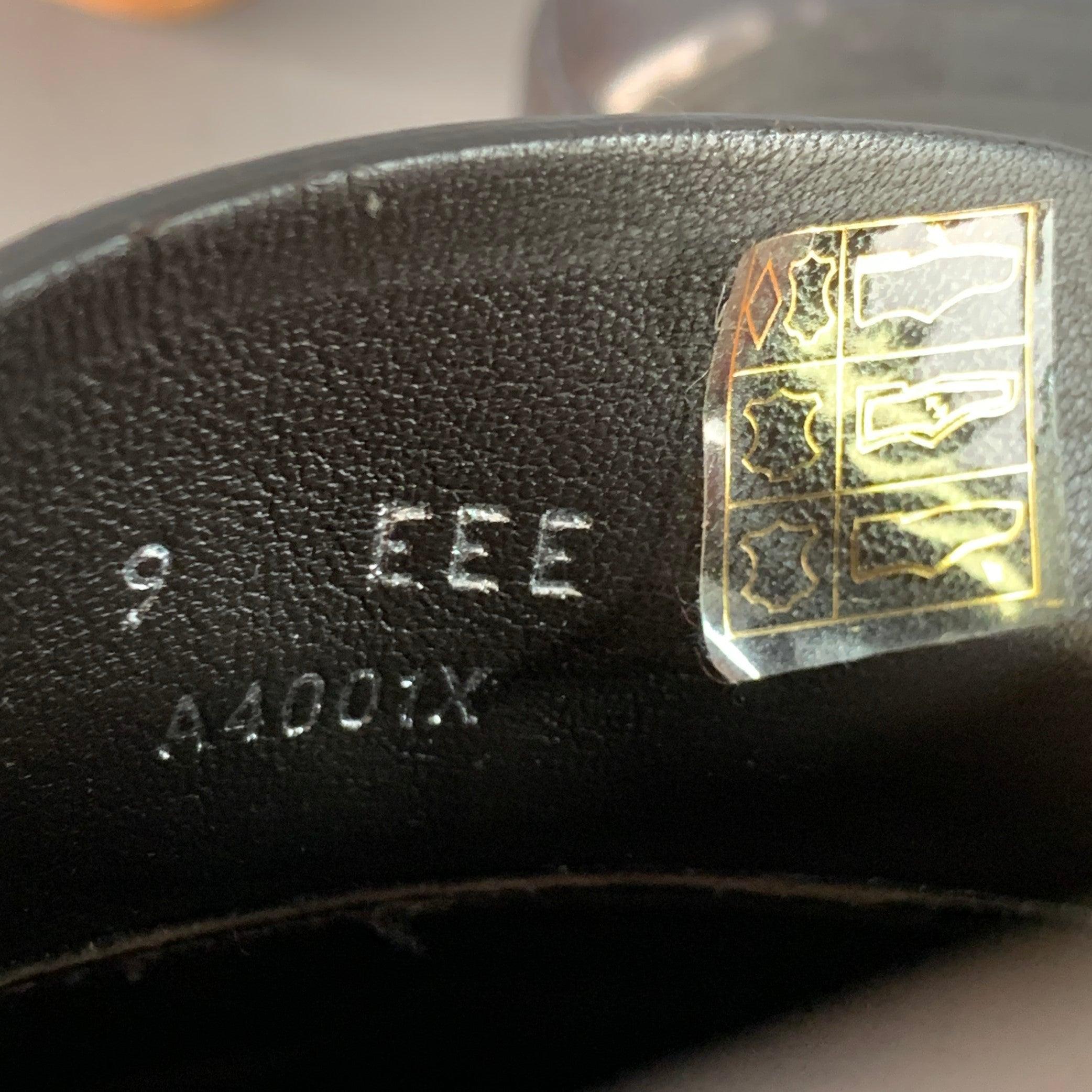 ERMENEGILDO ZEGNA Größe 9 L'Asola Schwarz Lammfell Leder Penny Loafers im Angebot 4