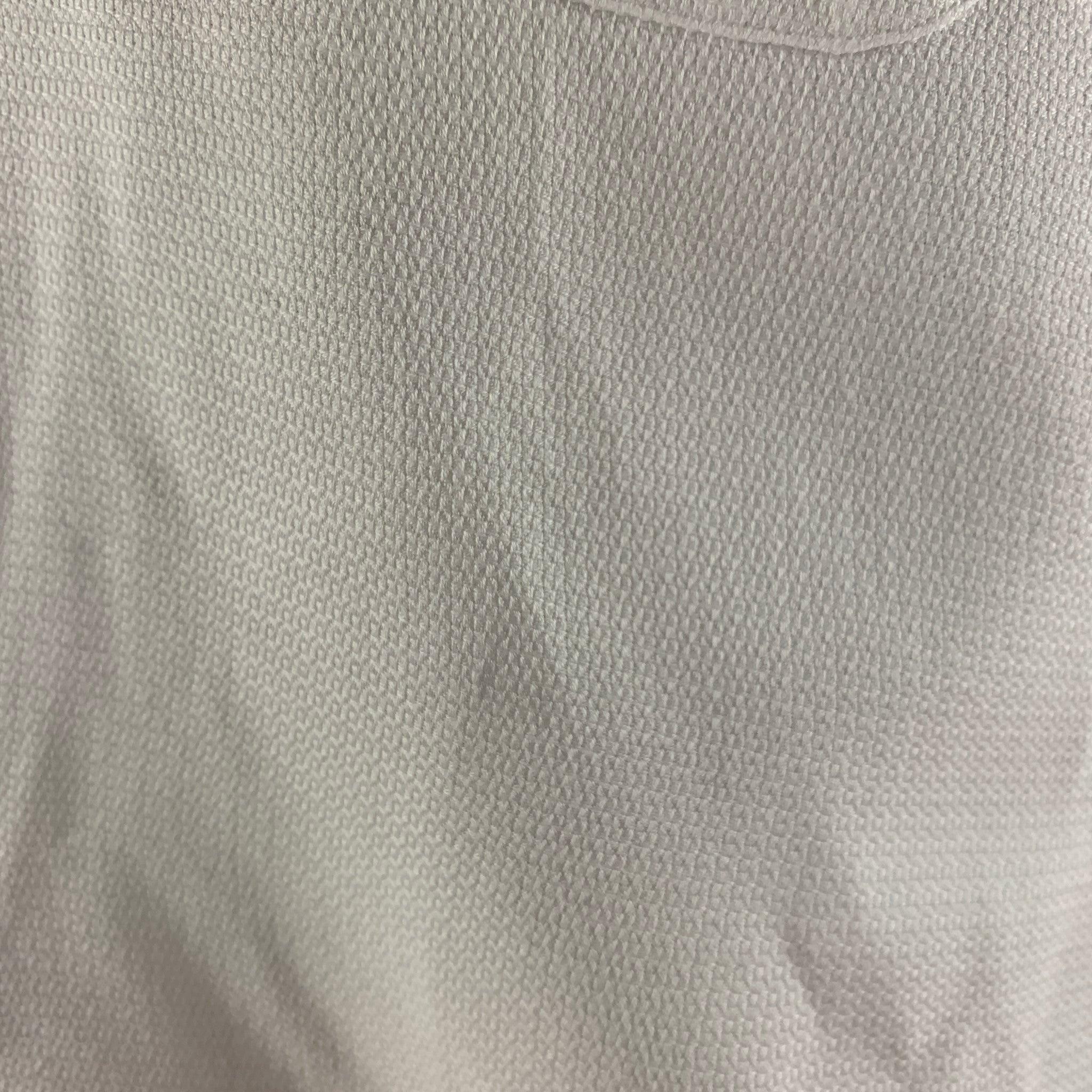 Men's ERMENEGILDO ZEGNA Size L White Cotton Long Sleeve Shirt For Sale