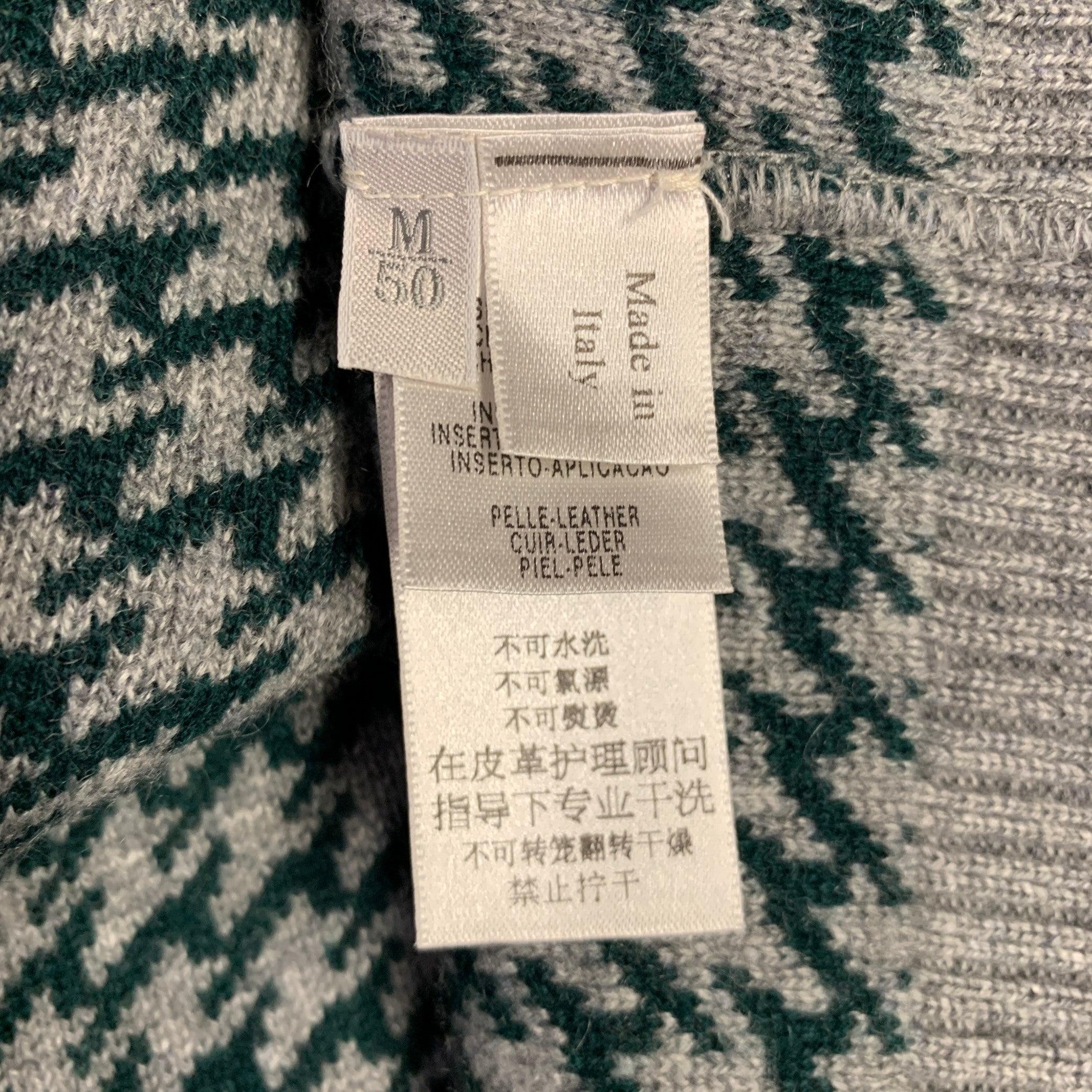 ERMENEGILDO ZEGNA Size M Grey Cashmere Zip Up Cardigan 2