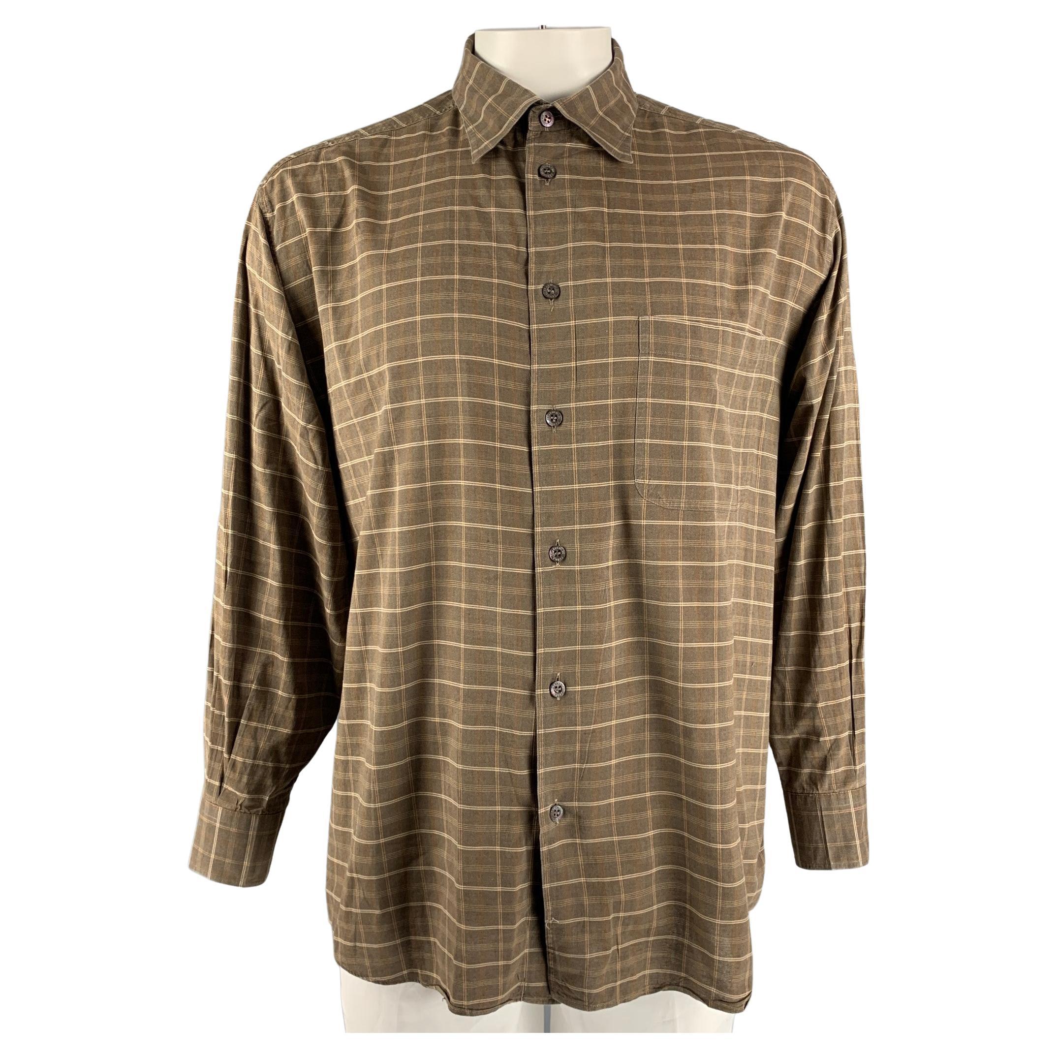 Louis Vuitton Printed Long-sleeved Silk Shirt Multico. Size XL