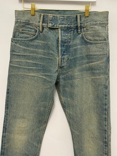 Ermenegildo Zegna X Fear of God 2020 slim fit distressed Denim Jeans