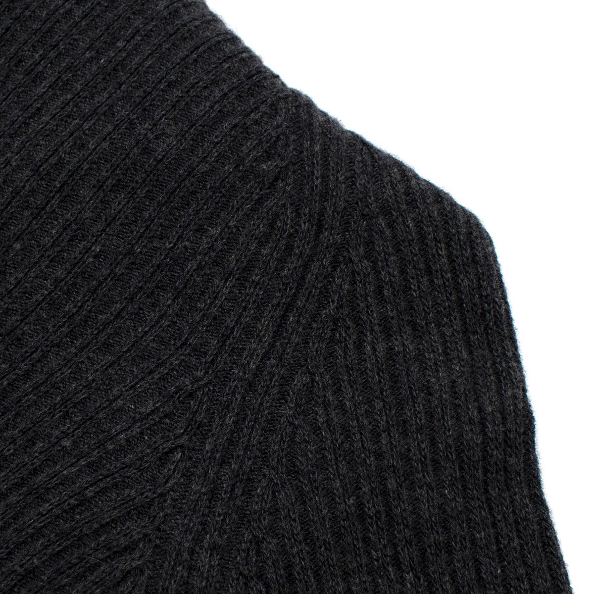 Ermenegildo Zenga Cashmere Blend Grey Sweater - Us size 38 For Sale 2