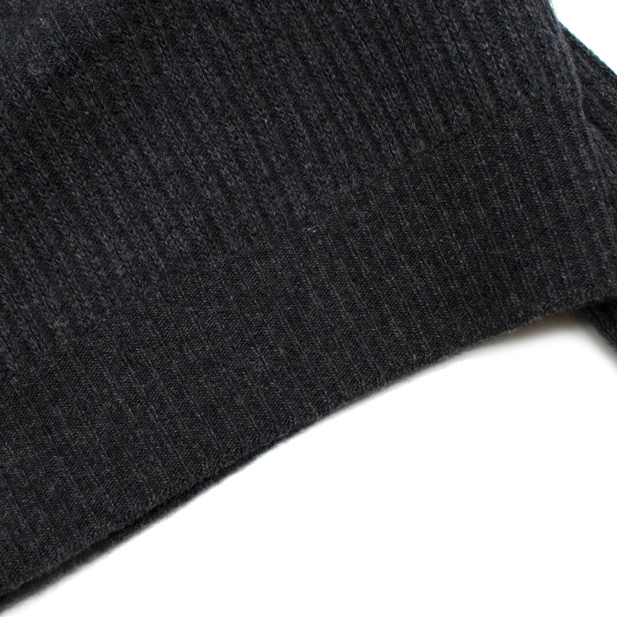 Ermenegildo Zenga Cashmere Blend Grey Sweater - Us size 38 For Sale 4